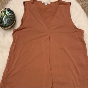 Green Envelope V neck Tank Top